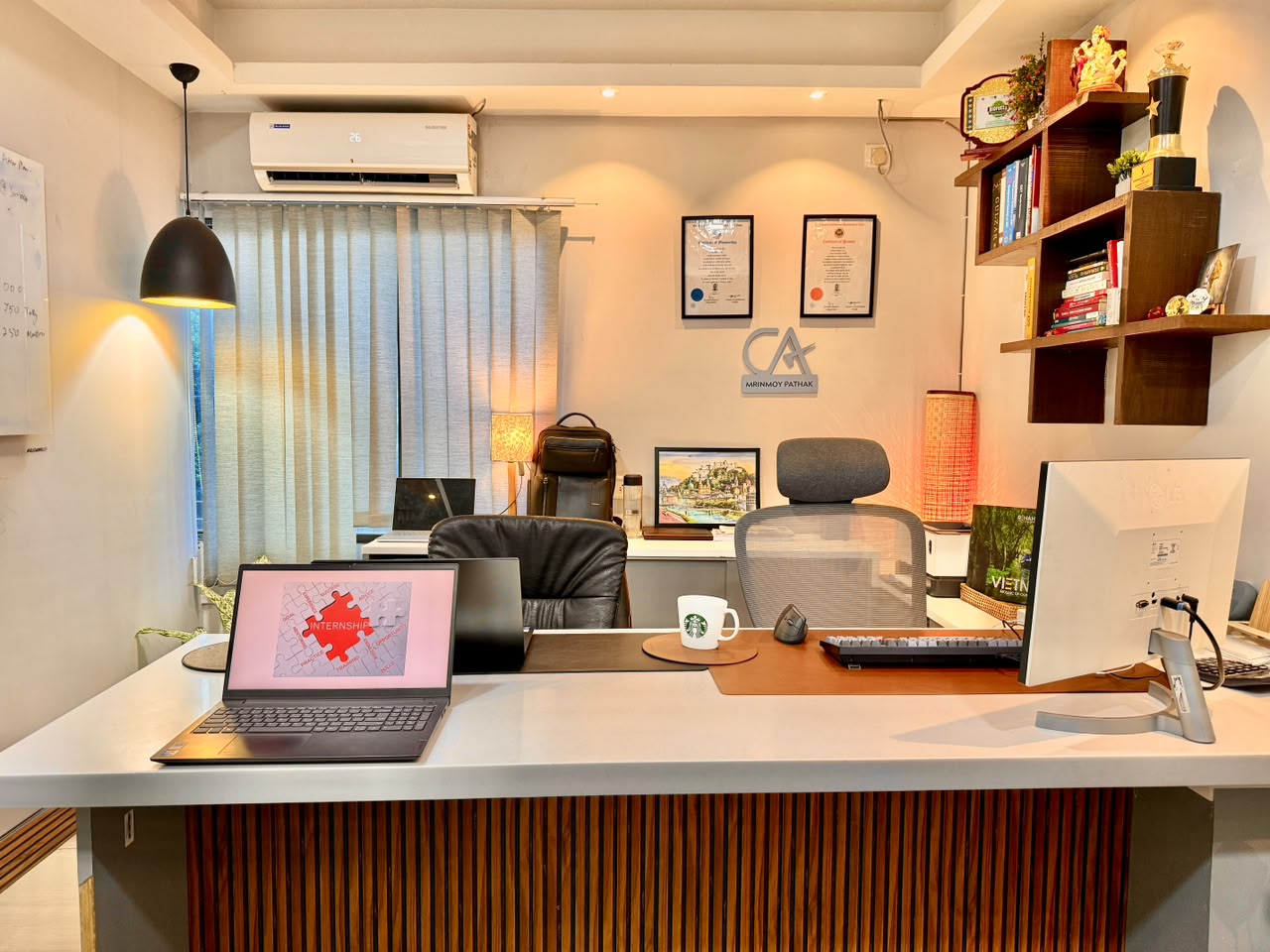 Desk operations and work